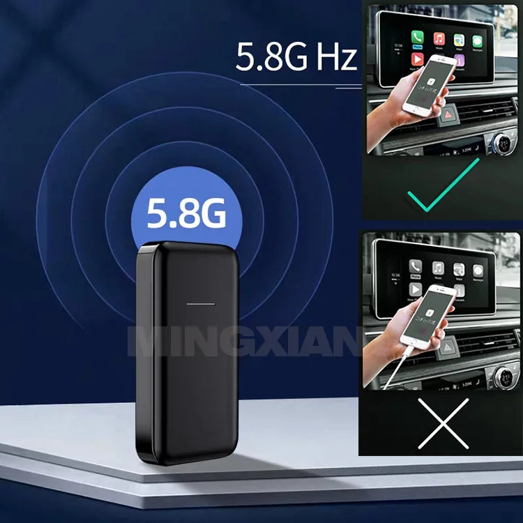 Wireless Carplay Android Auto Adapter Carlink Box Carplay Smart Ai Box Car Play Dongle Wired to Wireless Carplay Car Adapter