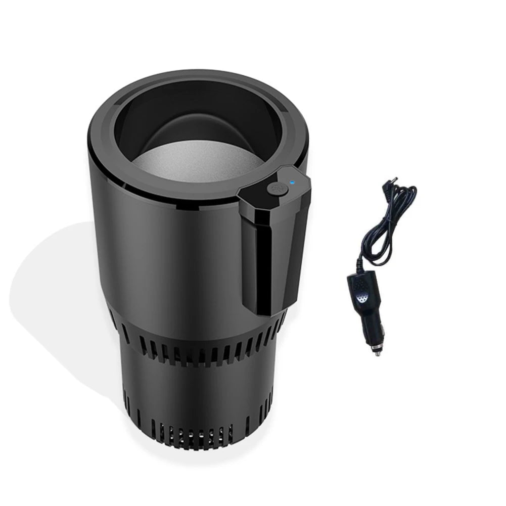 Car Cup Cooler DC 12V Cooling Cup For Car With Home Power Adapter Electric Car Office Cup Mug Holder Beverage Drink Refrigerator