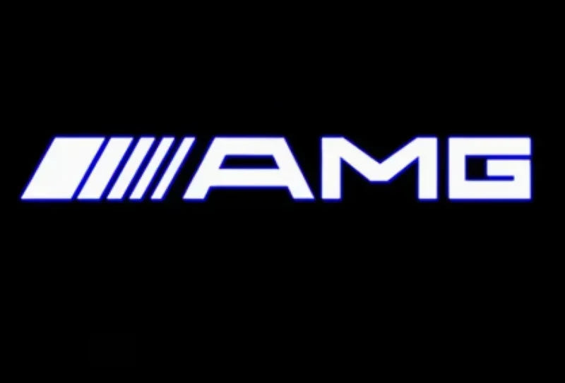 2X Car logo Laser Projector Light Auto Emblem Door Courtesy Welcome Lamp Shadow Luces For Mercedes AMG S SL Class W222 2014-2020