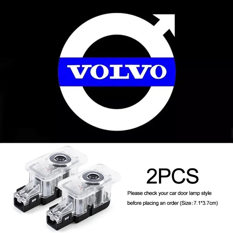 LED Car Door logo Projector Lamps Welcome Light For Volvo XC40 XC90 V40 V90 V60 XC60 S80 S60 S90 V70 XC70