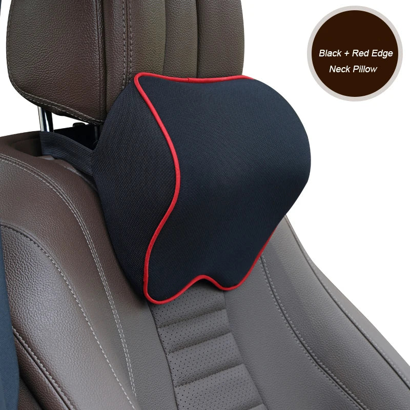 Car Headrest Neck Pillow Auto Car Neck Cushion Memory Foam Breathable Head Support Neck Rest Protector Automobiles Interior