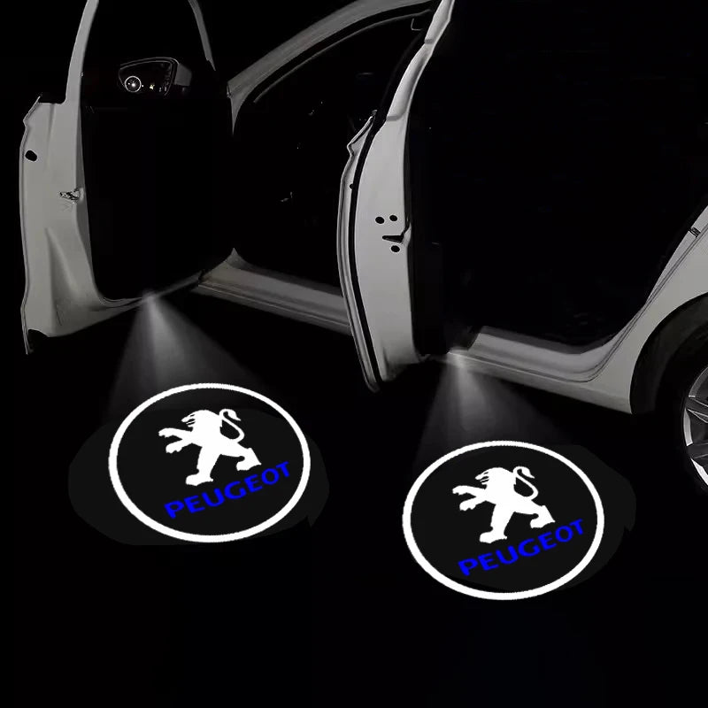 Led Car Door Welcome Light Logo Projector Laser For Peugeot 307 107 306 308 207 208 5008 407 3008 508 206 406 301 607 Accessorie