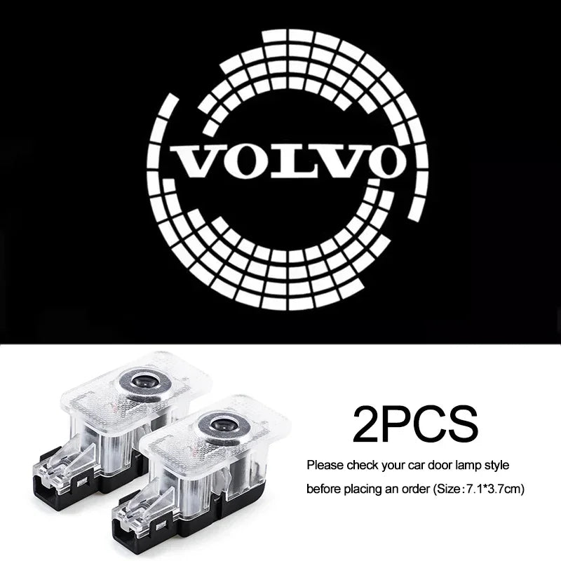 LED Car Door logo Projector Lamps Welcome Light For Volvo XC40 XC90 V40 V90 V60 XC60 S80 S60 S90 V70 XC70