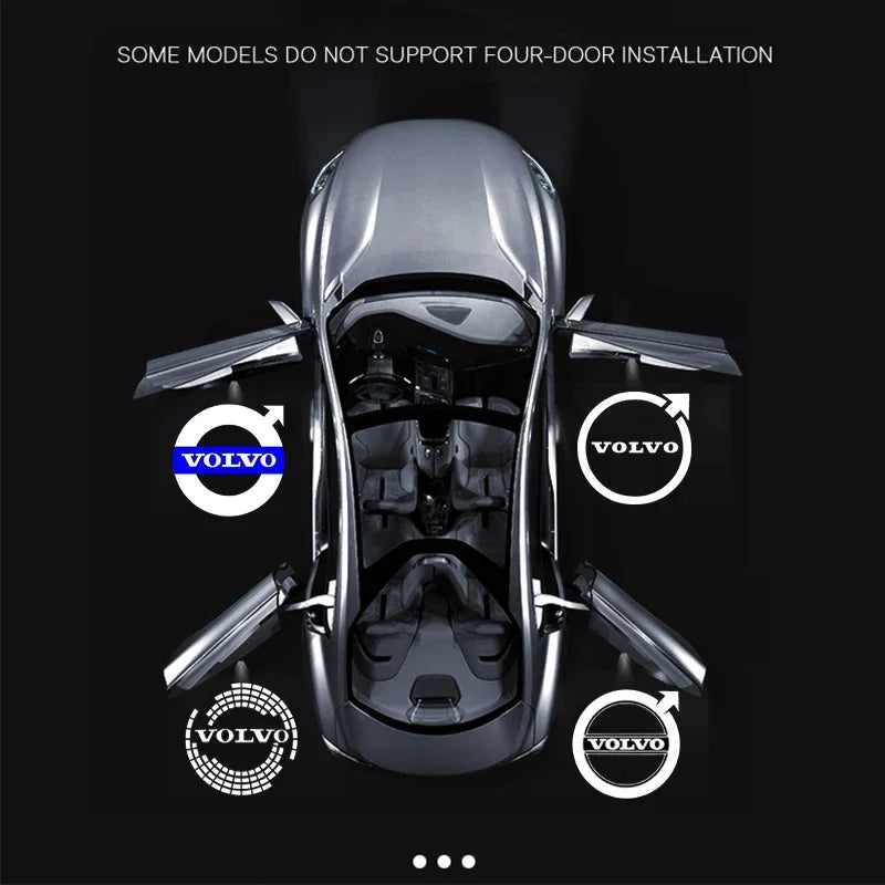 LED Car Door logo Projector Lamps Welcome Light For Volvo XC40 XC90 V40 V90 V60 XC60 S80 S60 S90 V70 XC70
