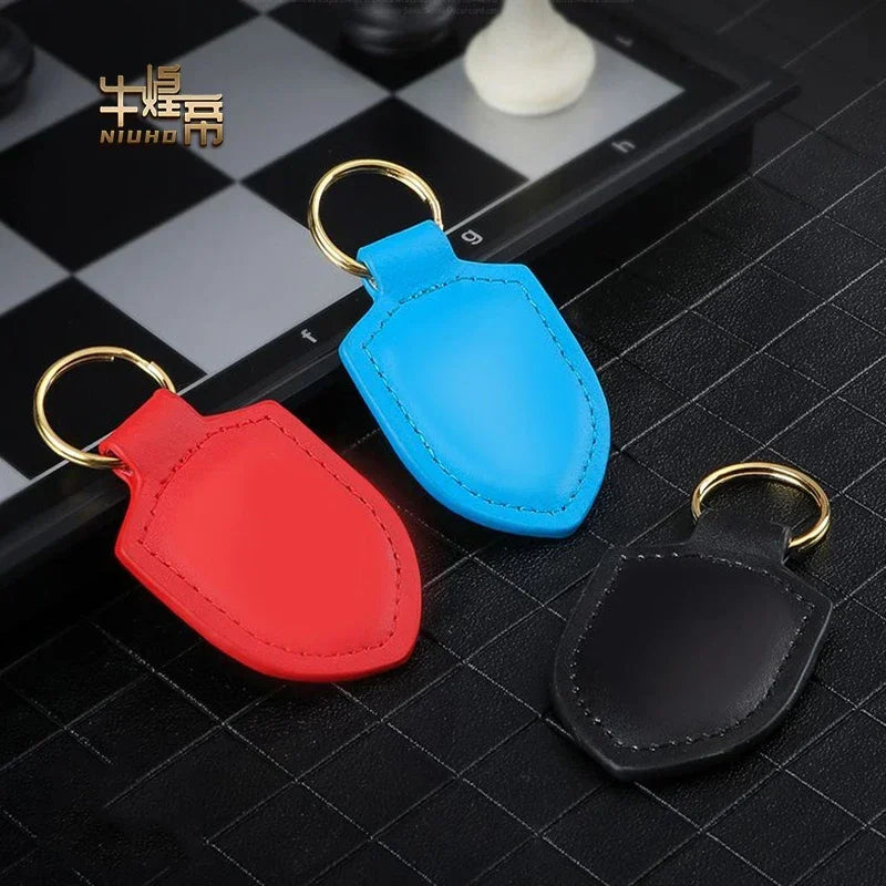 Auto Parts Metal Logo Leather Keychain For 996 917 991 986 997 958 918 970 981 GTS Anti-lost Protector Key Ring Car Accsesories