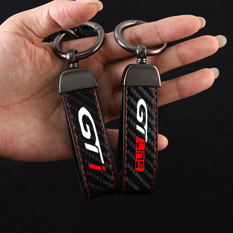 Car Keychain Logo Keyring Accessories   For Peugeot GT GTline 3008 308 T9 208 508 2008 Rifter 5008 207 206 408 108 4008