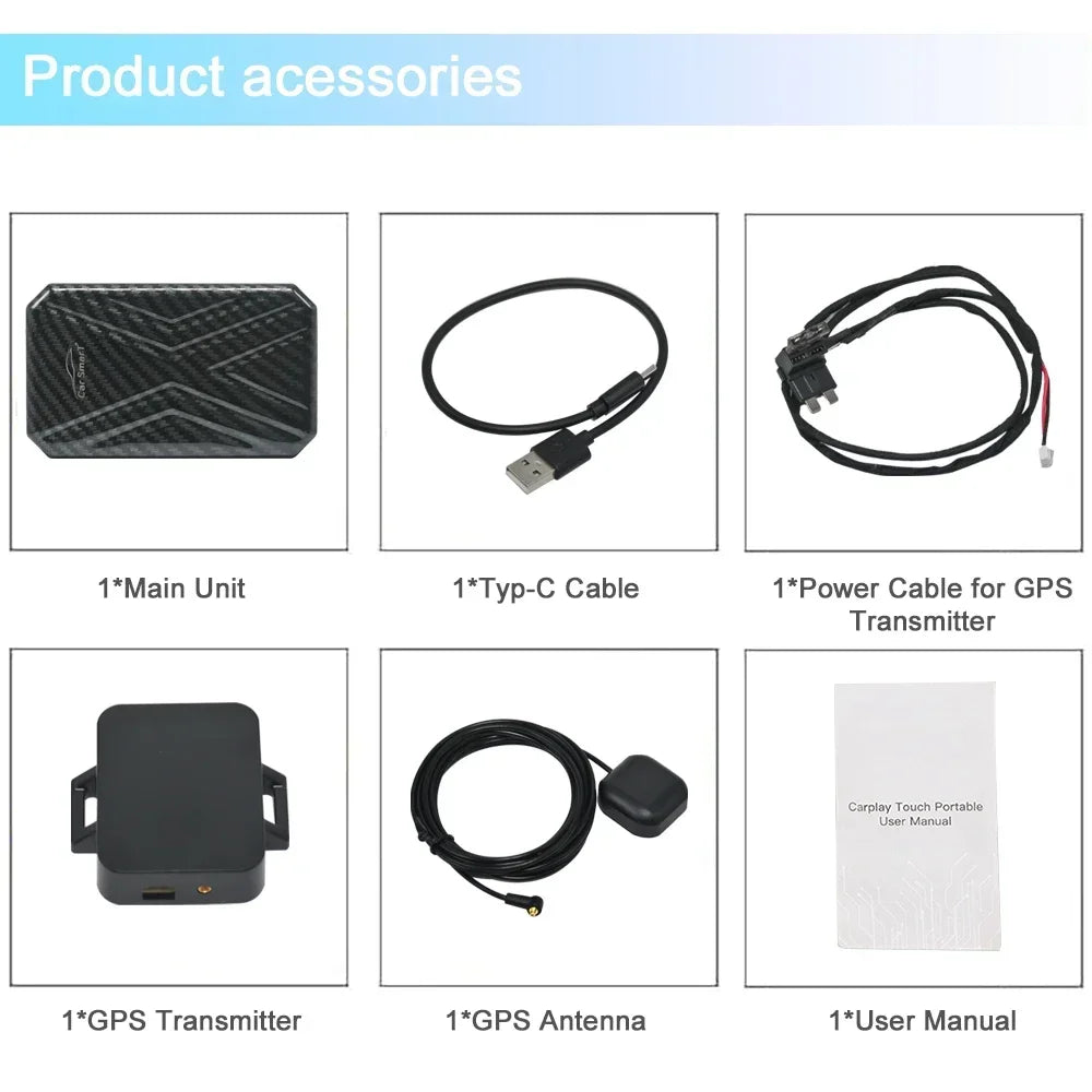 Newest Android System 4G 64G Multimedia Video Player  Android Carplay Ai Box for The Car Have Wired Carplay