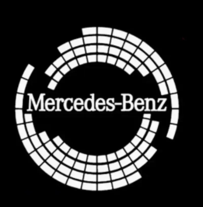 2X Car logo Laser Projector Light Auto Emblem Door Courtesy Welcome Lamp Shadow Luces For Mercedes AMG S SL Class W222 2014-2020