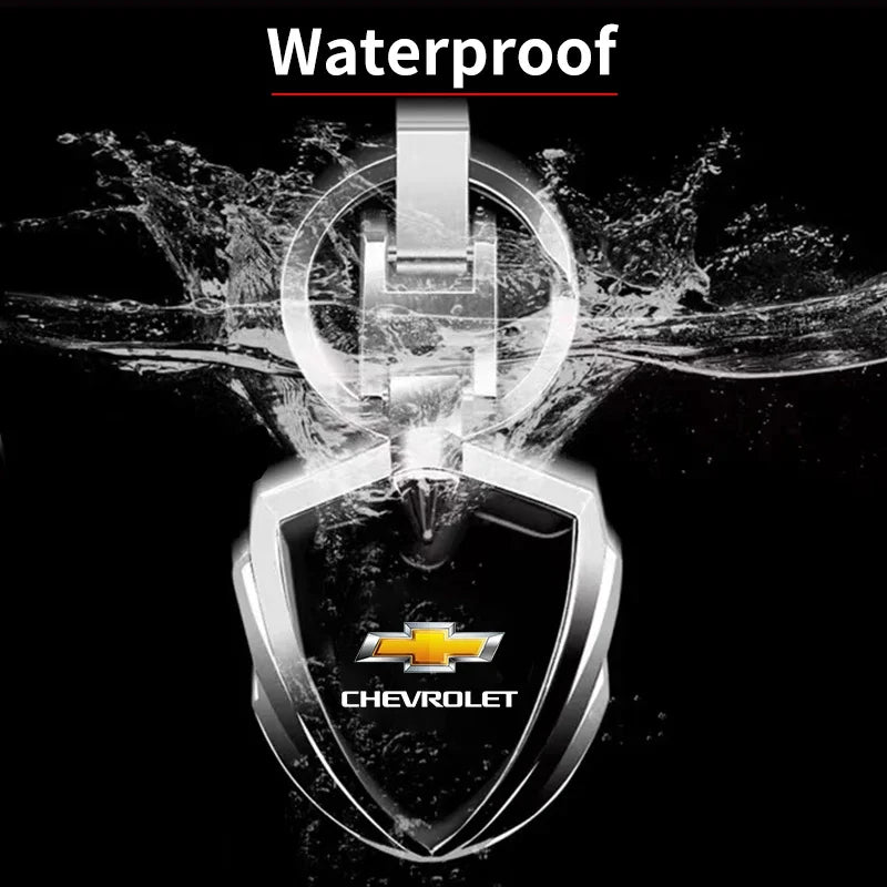 1Pcs 3D Metal Key Rings Car Logo Emblems Keychain For Chevrolet Cruze Lacetti Captiva SS Z71 Equinox Trax Impala Camaro Sonic