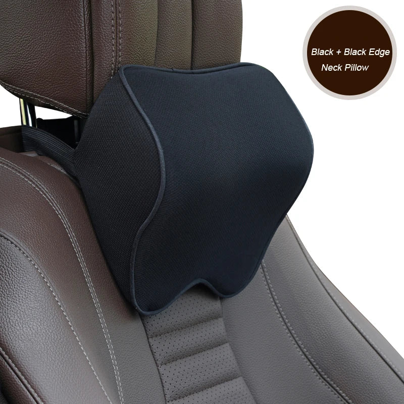 Car Headrest Neck Pillow Auto Car Neck Cushion Memory Foam Breathable Head Support Neck Rest Protector Automobiles Interior