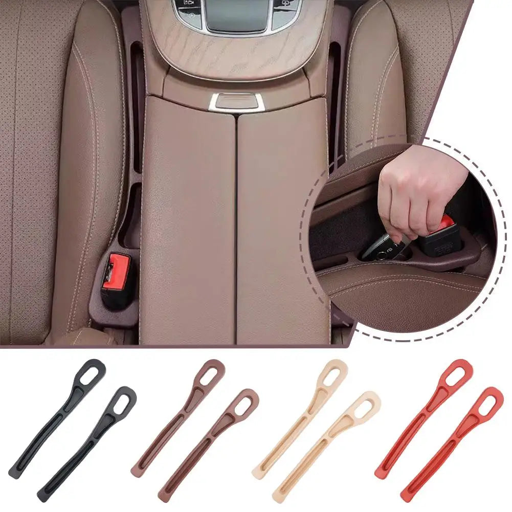 Car Seat Gap Stuff Side Seam Universal PU Car Gap Filler Leakproof Seat Gap Storage Organizer Car Interior Accessories 1 Pair