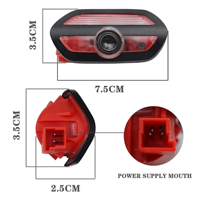 2X Car logo Laser Projector Light Auto Emblem Door Courtesy Welcome Lamp Shadow Luces For Mercedes AMG S SL Class W222 2014-2020