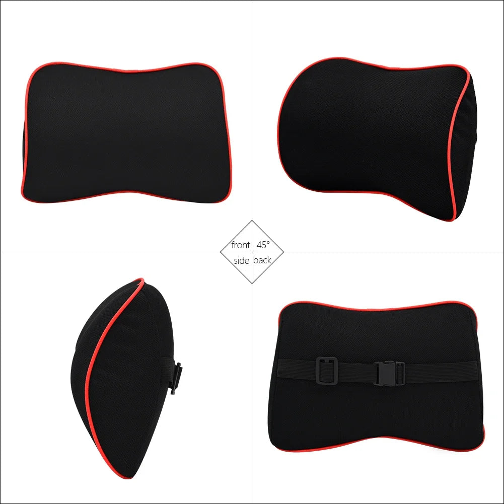 Car Headrest Neck Pillow Auto Car Neck Cushion Memory Foam Breathable Head Support Neck Rest Protector Automobiles Interior
