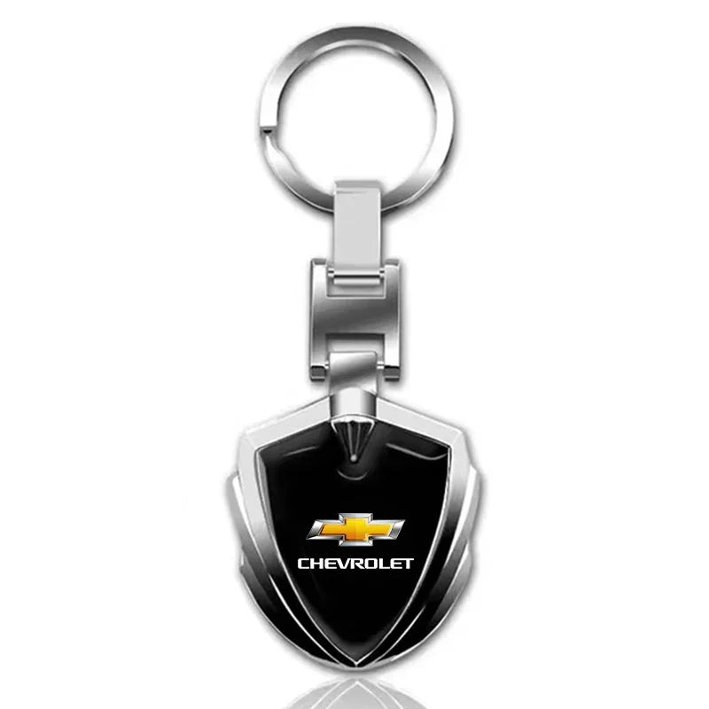 1Pcs 3D Metal Key Rings Car Logo Emblems Keychain For Chevrolet Cruze Lacetti Captiva SS Z71 Equinox Trax Impala Camaro Sonic