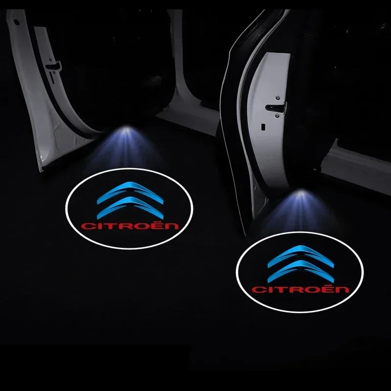 Car Door Welcome Lights Laser Projector Logo Wireless Car HD Courtesy Lamp For Citroen C2 C3 C4 C5 X7 C8 C4L DS3 DS4 DS5LS DS6