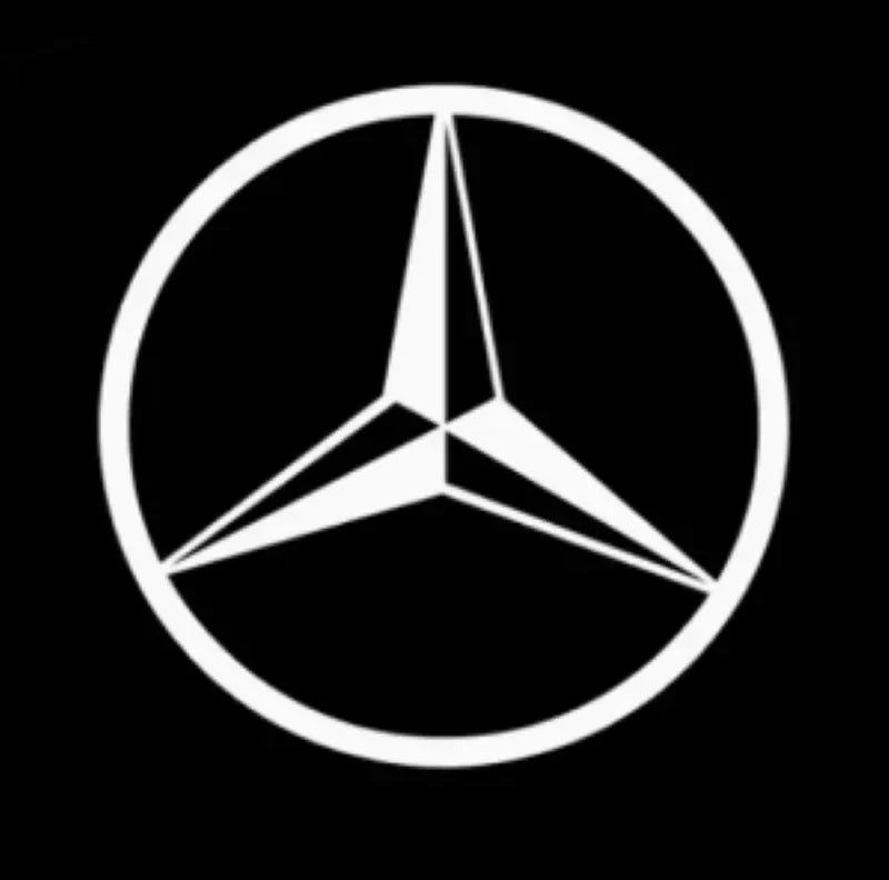 2X Car logo Laser Projector Light Auto Emblem Door Courtesy Welcome Lamp Shadow Luces For Mercedes AMG S SL Class W222 2014-2020