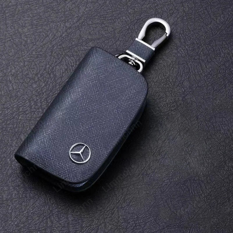 Car Logo Accessories For Mercedes-Benz W210 W211 W212 W221 W222 A C E G S CLS CLA GLA GLB CLA Car Key Case Cover Protector Shell