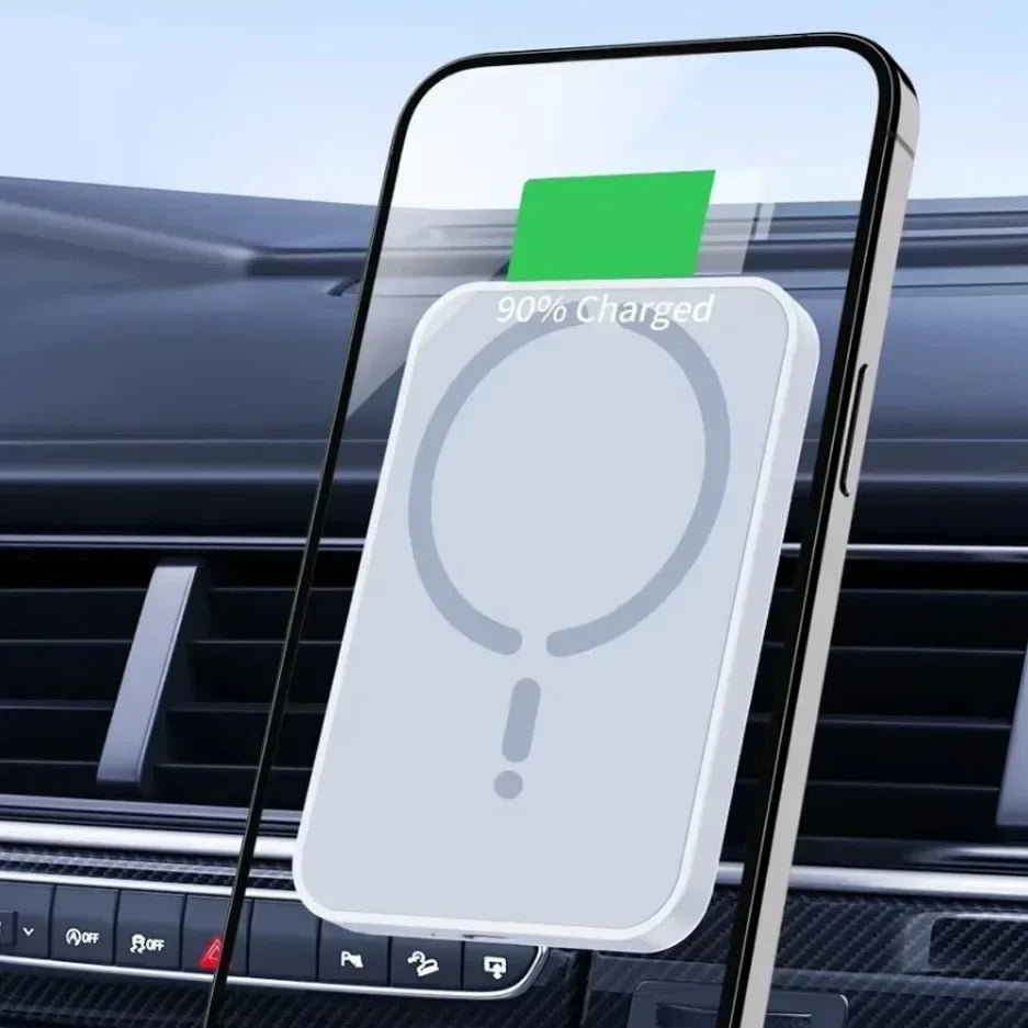 100W Magnetic Car Wireless Charger For Magsafe iPhone 16 15 14 13 12 Pro Max Air Vent Car Phone Holder Stand Fast Car Charging