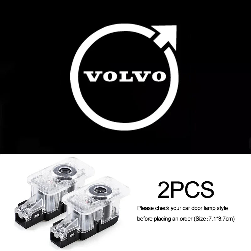 LED Car Door logo Projector Lamps Welcome Light For Volvo XC40 XC90 V40 V90 V60 XC60 S80 S60 S90 V70 XC70