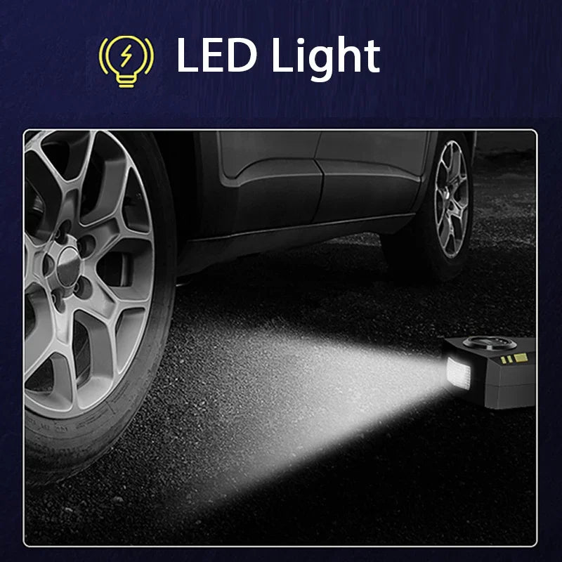 Digital Tire Inflator DC 12 Volt Car Portable Air Compressor Pump 150 PSI Car Air Compressor for Auto Car Motorcycles Bicycles