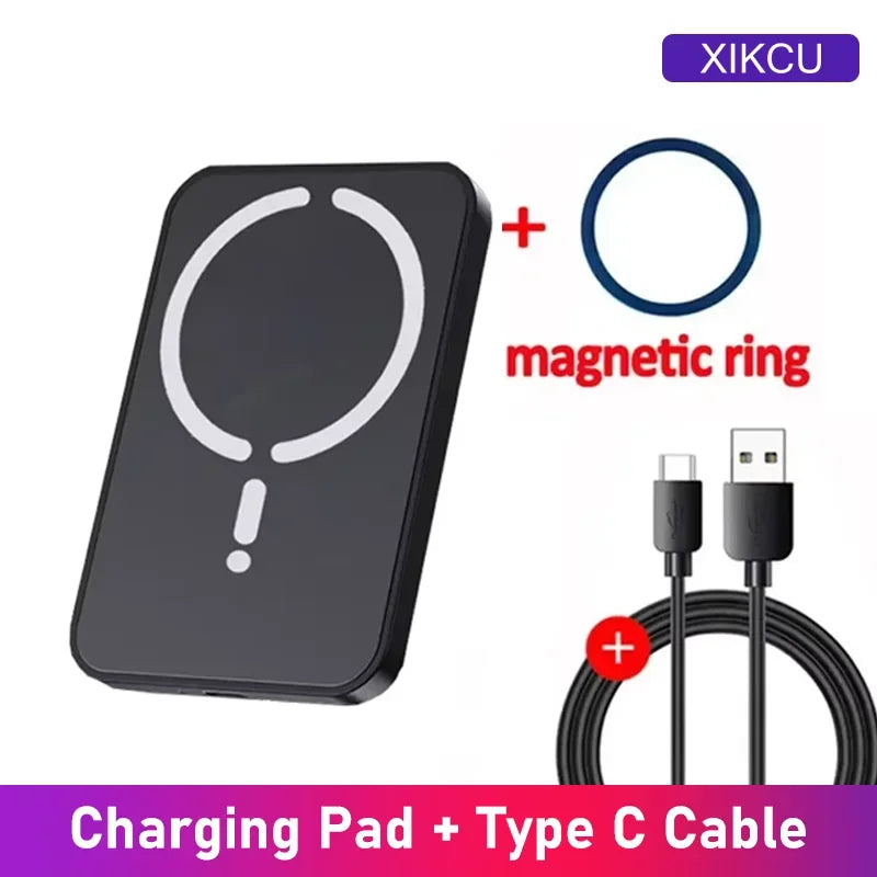 100W Magnetic Car Wireless Charger For Magsafe iPhone 16 15 14 13 12 Pro Max Air Vent Car Phone Holder Stand Fast Car Charging