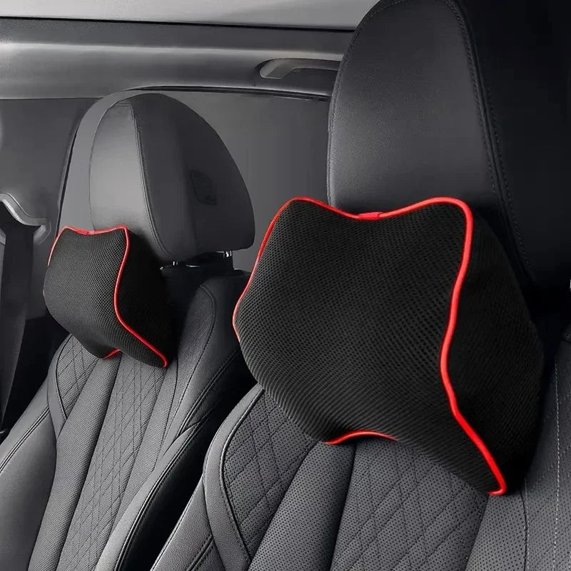 Car Headrest Neck Pillow Auto Car Neck Cushion Memory Foam Breathable Head Support Neck Rest Protector Automobiles Interior